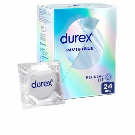 Durex Preservativos Invisible Extra Sensitivo: Ultra finos para máxima sensibilidad y placer, probados dermatológicamente, 24 unidades