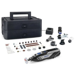 Dremel Multiherramienta inalámbrica 8250 de 12 V, 65 accesorios, 5 aditamentos, 1 batería de 2 Ah, 5000-30000 RPM AAAVM87942 Precio: 269.78999982. SKU: B1DMGLJQZM