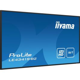iiyama LE4341S-B2 Pantalla Profesional 108cm (43") IPS Full HD 1920x1080 350cd/m² 18/7 Señalización Digital Retail