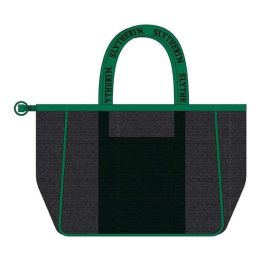 Harry Potter Bolsa de Playa Premium Slytherin, Verde Oscuro, 62 x 39 x 20 cm
