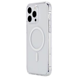 eSTUFF Funda Híbrida Magnética Transparente BERLÍN para iPhone 15 Pro con Compatibilidad MagSafe