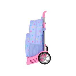 Mochila Safta Mod. 876 Con Carro Evolution Benetton Lila 460x300x140 mm Mochila Safta Mod. 876 Con Carro Evolution Benetton Lila 460x300x140 mm