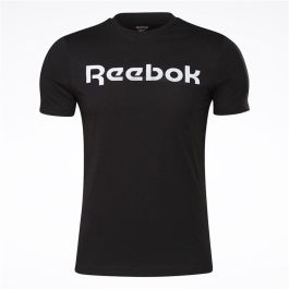 Camiseta de Manga Corta Hombre Reebok Graphic Series Linear Logo Negro