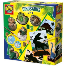 Ses Creative SES8710341014087 Moldear y Pintar Dinosaurios para Rayar - Pasatiempos Creativos Precio: 30.9967636. SKU: B18H5KFM5J