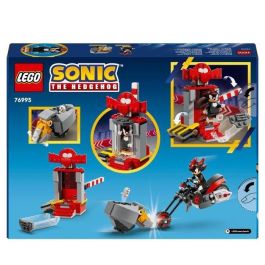 LEGO 76995 Sonic The Hedgehog Shadow Escape, Moto de juguete, Minifiguras de personajes de videojuegos de Sonic