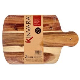 Tabla de cortar madera acacia 40 cm con borde negro - Kinvara (12 Unidades) Tabla de cortar madera acacia 40 cm con borde negro - Kinvara (12 Unidades)