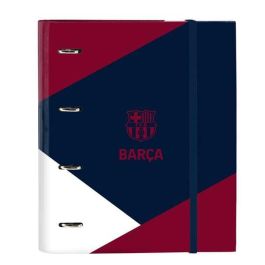 Carpeta de anillas F.C. Barcelona Corporativa A4 Azul Granate (27 x 32 x 3.5 cm) (35 mm)