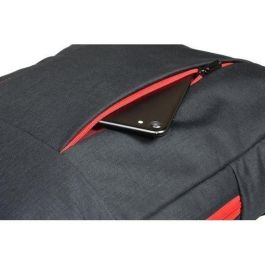 Port Designs Mochila para Computadora Portátil 15.6" Portland Urban Compact Negro, con Compartimento para Híbrido y Cuaderno, Diseño Ligero