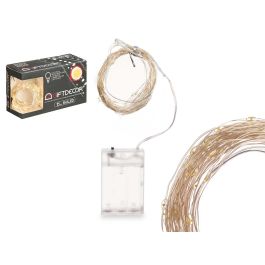 Tira LED 150 luz cálida Giftdecor 16x10x6 cm, metal y plástico (12 Unidades) Precio: 56.99000054. SKU: B1B9TM8XA6