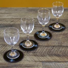 Home Deco Factory Juego de 4 Posavasos Vinil Diámetro 10 cm