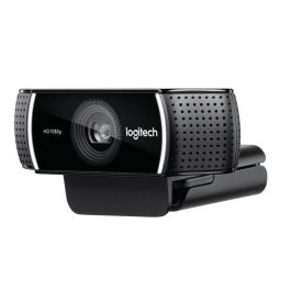 Logitech C922 Pro Stream Webcam Full HD 1080p 30fps para Streaming Grabación Auto-ajuste Luz Baja y Micrófonos Estéreo