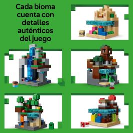 LEGO Minibiomas 21589 Minecraft con 797 piezas, set de construcción para fans del juego