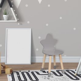 Home Deco Kids Silla Infantil Estrella Gris 28x27 cm h.54 cm