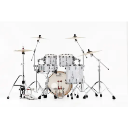 Pearl Batería Profesional 2014Bx/1007T/1208T/1414F - Cascos de Arce Maple White Marine Pearl