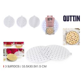 Quttin Cortador de Masa para Pastel Celosía Redondo 30.2 cm x 34 cm x 2 cm (6 Unidades) Precio: 28.69000024. SKU: B1G5AVW597
