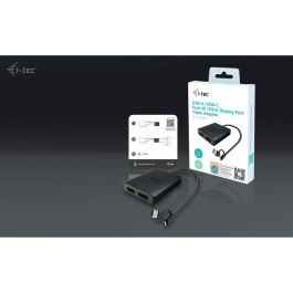 Cable USB i-Tec CADUAL4KDP Negro