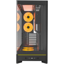 Montech HS02 PRO TG Black Caja de PC Midi Tower con Vidrio Templado y Iluminación Multiluz Precio: 132.4708. SKU: B1J2D8X47L