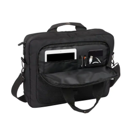 Maletín para Portátil Real Madrid C.F. Premium Negro 40 x 33 x 9 cm