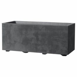 Deroma 9H924SZ Jardinera Muret Millennium R Antracita con reserva de agua, 59 cm