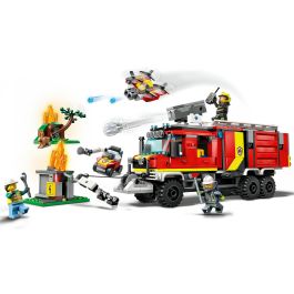 Lego City Juego de Construcción Camión de Bomberos Unidad Móvil de Control de Incendios, 502 Piezas, Edad 7+ Años
