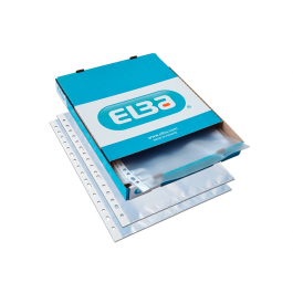 Elba Funda Multitaladro 90 Micras Folio Piel Naranja Caja 100 Unidades