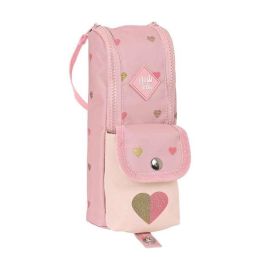 Estuche Escolar Glow Lab Hearts Rosa (6 x 21 x 6 cm) Precio: 7.49999987. SKU: S4307957