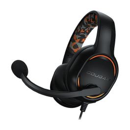 Cougar Gaming Headset Dive Auriculares Gaming Alámbricos Diadema Micrófono Extraíble Cancelación Ruido Negro 20-20000 Hz 50 mW