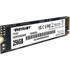 Patriot M.2 256GB P320 PCIe 3.0 2200MB/s Lectura 1200MB/s Escritura NVMe 2280 PE996