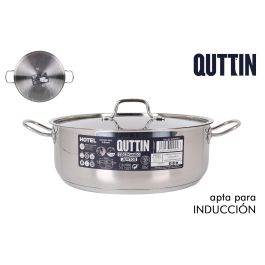 Cacerola con tapa de acero inoxidable Quttin 30 cm, 7.5L (2 Unidades) Precio: 60.5899998. SKU: B15RFNFXGV