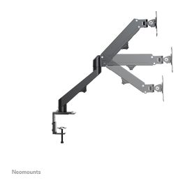 Neomounts DS70-700BL2 Soporte para Monitor de 17-27 Pulgadas, Brazo con Resorte de Gas, Abrazadera para Escritorio, Negro