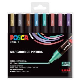 POSCA Pc-5M-8C Estuche 8 Marcadores Punta Bala 1,8 - 2,5 mm Pintura No Permanente Precio: 21.49999995. SKU: B1HEJ75KBJ