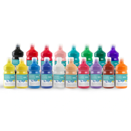 Liderpapel Tempera Liquida Escolar 500 ml Azul Marino Superlavable A Partir De 3 Años