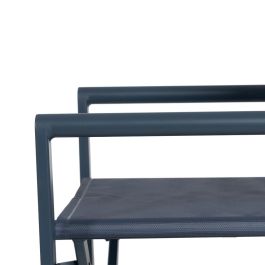 Silla Director Azul Aluminio-Textileno 56 X 53 X 84 cm