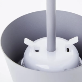 Brilliant PICCO Lámpara de Mesa para Exterior LED Solar Metal y Plástico Gris Esmerilado 5 W