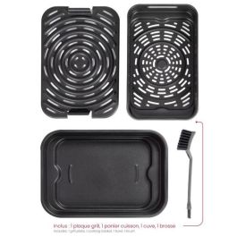 Livoo DOC305 Freidora y Grill sin Aceite Livoo x Marmiton 2 en 1 - 6 L, 1500-1700 W, 8 Programas, 4 Niveles de Calentamiento