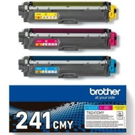 Brother TN-241CMY Cartucho de Tóner Original Cian, Magenta, Amarillo - 3 Piezas