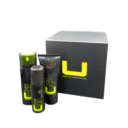 Set Adolfo Dominguez: U Black, Eau De Toilette, For Men, 75 ml + U Black, After-Shave Balm, 100 ml + U Black, Cleansing, Shower Gel, For All Skin Types, 100 ml Precio: 46.6334. SKU: B1D4G79XAA