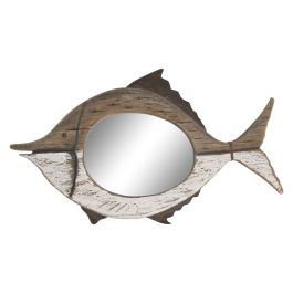 DKD Home Decor Espejo Blanco Natural 68.5 x 3 x 41 cm (2 Unidades) Precio: 102.95000045. SKU: B1H8C2H2G9