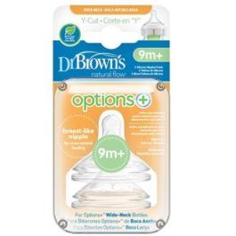 Dr. Brown's Tetina Options Boca Ancha Silicona Redonda Cereza +9 Meses 2 Unidades Precio: 9.5000004. SKU: B14QRS7MP6