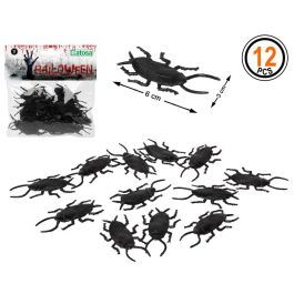 Pack de 12 Cucarachas Negras para Decoración de Halloween Precio: 0.58999963. SKU: S1130437