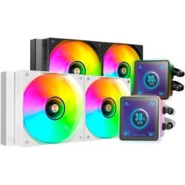 Mars Gaming ML-VISIONPRO240 Refrigeración Líquida 240mm Blanca con Pantalla IPS y Ventiladores ARGB Infinity Mirror para CPU hasta 500W Precio: 116.50000032. SKU: B1FHVRBACY