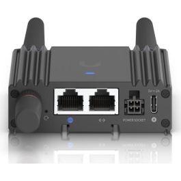 Ubiquiti UniFi UMR-Ultra Router Móvil 4G LTE con WiFi 2.4GHz, 2 Puertos Ethernet, USB-C, para Instalación en Pared/DIN