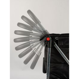 Rolser Carro de la compra Basket MF 4B, 4 Ruedas, Gran Capacidad 58L, Negro