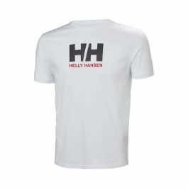 Camiseta Deportiva de Manga Corta LOGO Helly Hansen 33979 001 Blanco