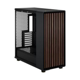 Fractal Design FD-C-NOR1X-01 Carcasa Midi Tower PC Negro Carbón Vegetal, Compatible con ATX, 3 Ventiladores 140mm, Gestión de Cables
