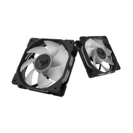 ASUS TUF GAMING TR120 ARGB 3IN1 Black - Refrigerador de aire 12 cm, Negro, 2000 RPM, 77.4 cfm, 3.3 mmH2O, 90DA0090-B09020