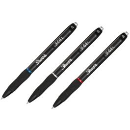 Sharpie S-Gel Bolígrafo de gel retráctil 0.7mm Colores Negro, Azul, Rojo. Paquete de 3 unidades en blíster Precio: 20.78999978. SKU: B18PS4JPG4