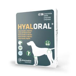Pharmadiet Hyaloral Perro Razas Grandes 36 Comprimidos Precio: 38.797. SKU: B127JHP3EH