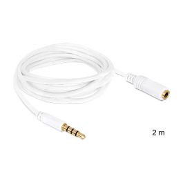 DeLOCK Cable de Audio 3.5mm Macho a Hembra ST (2 Metros, Blanco) - Klinke 3.5mm > K Precio: 7.4778. SKU: B1K337DGFK