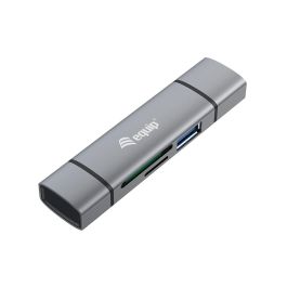 EQUIP LECTOR DE TARJETAS EXTERNO USB 3.0 DOBLE CONEXION USB & USB-C OTG EQUIP LECTOR DE TARJETAS EXTERNO USB 3.0 DOBLE CONEXION USB & USB-C OTG
